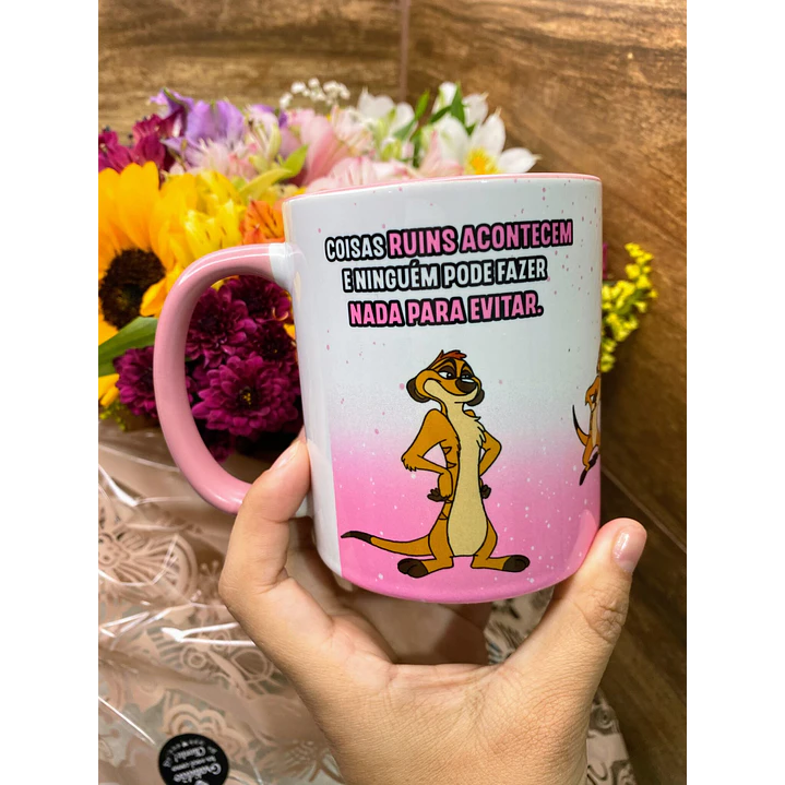 6 Artes Caneca Rei Leão Timão e Pumba Arquivos Png 5