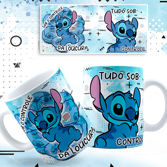 7 Artes Caneca Stich Cansado Arquivos Png