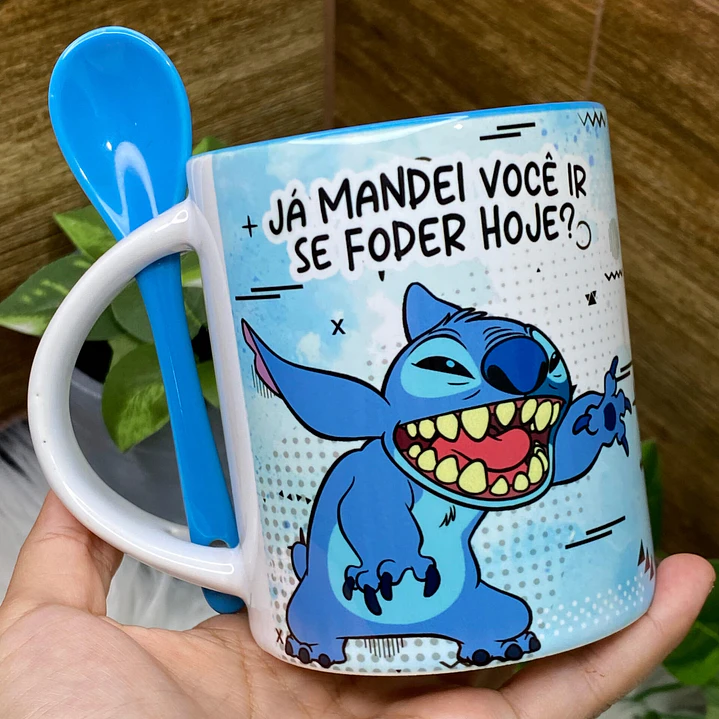 7 Artes Caneca Stich Cansado Arquivos Png 9