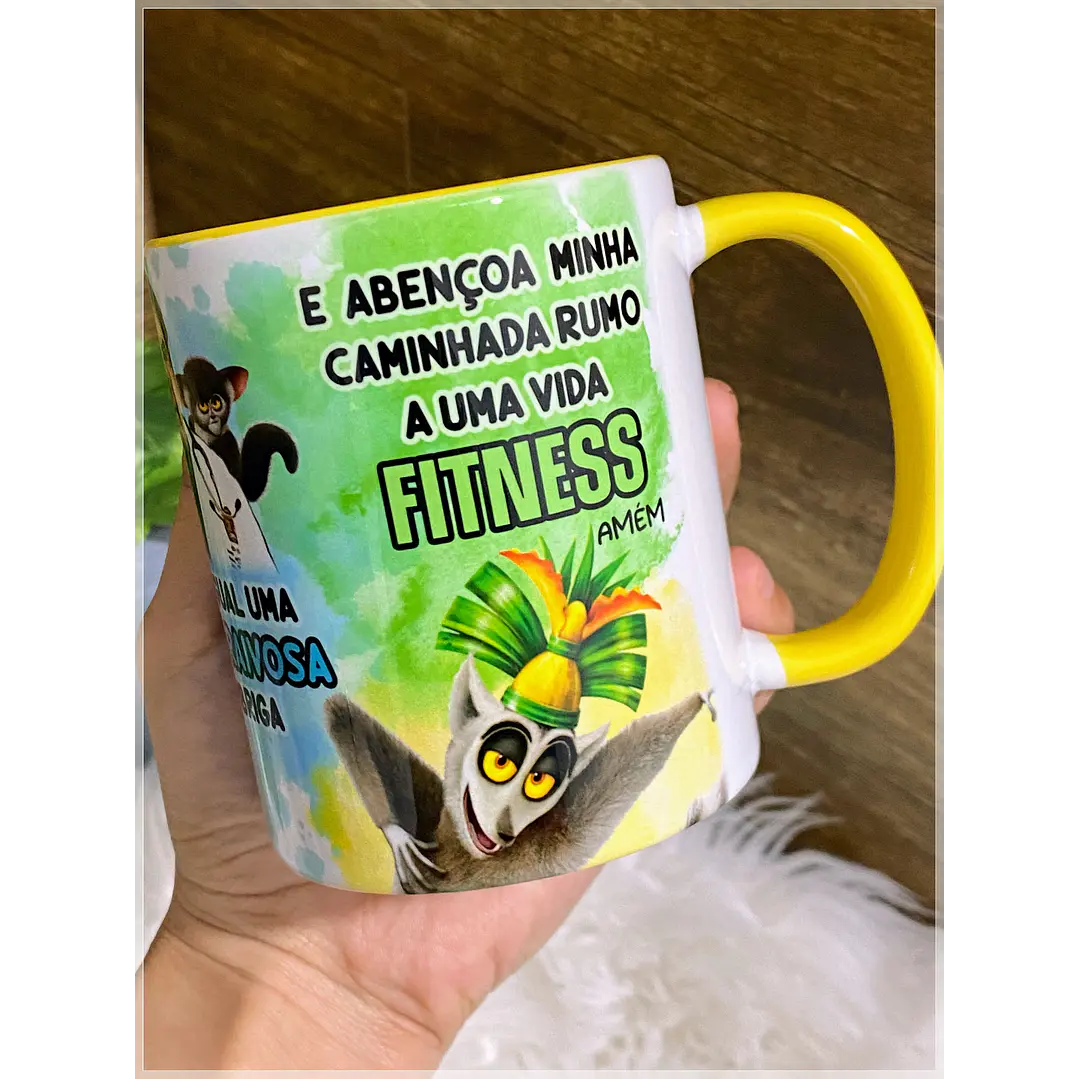 Arte Caneca Senhor Afasta de Mim essa vontade Rei Julien Arquivo Png 4