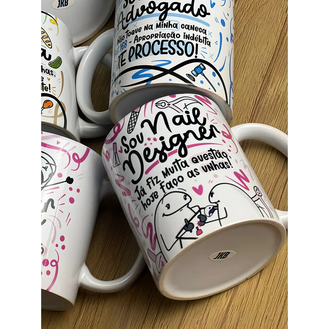 50 Artes para Caneca Profissões Flork  e Outras em Jpg 2