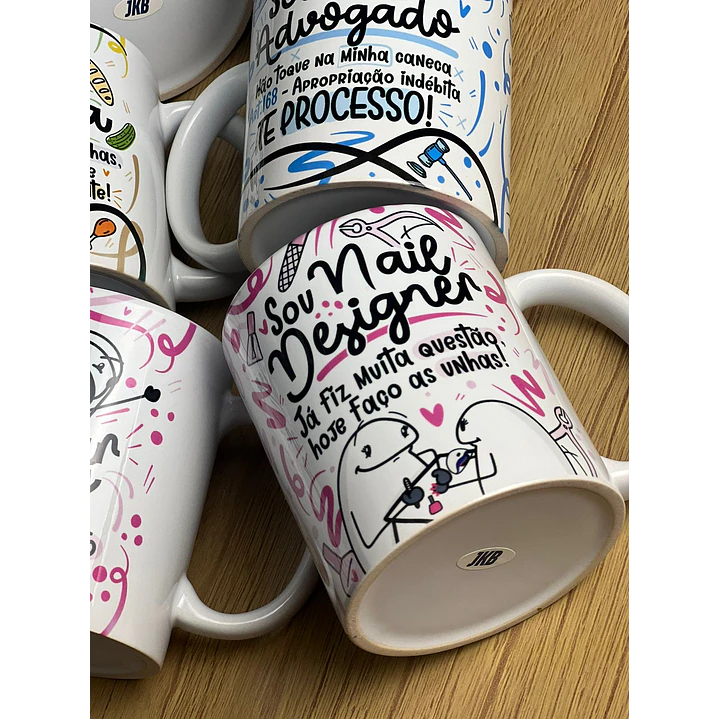 50 Artes para Caneca Profissões Flork  e Outras em Jpg 2
