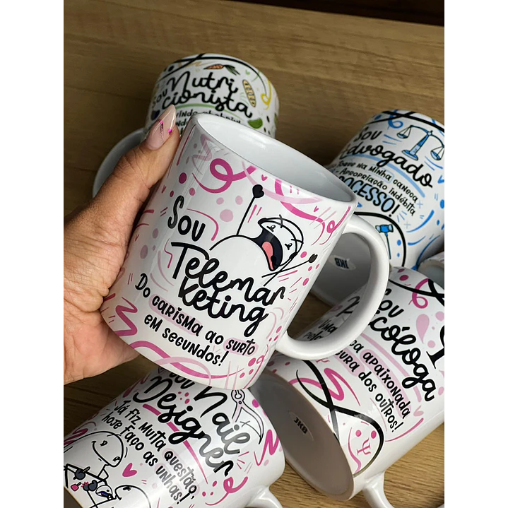 50 Artes para Caneca Profissões Flork  e Outras em Jpg 6