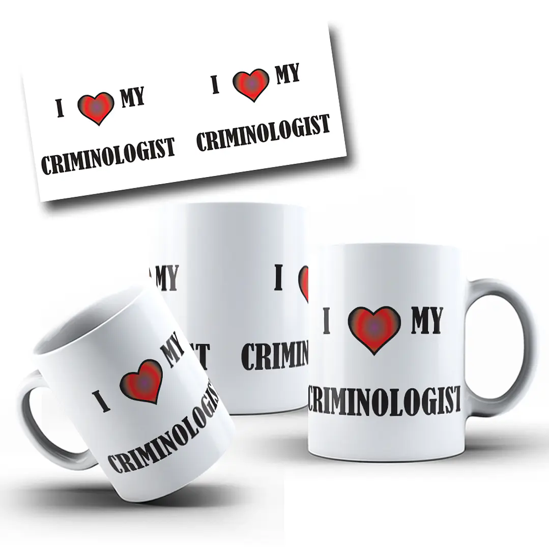 Arte Caneca Love My Criminologista Arquivo Png  1