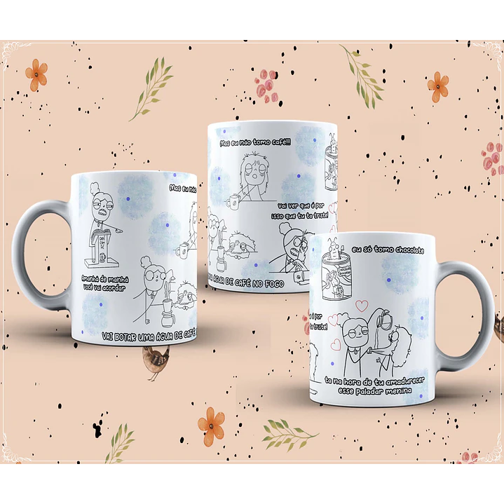 Arte Caneca Amanhã de Manhã Você Vai Acordar Arquivo Png  1