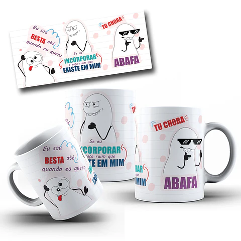Arte Caneca Eu Sou Besta até Quando Eu Quero Arquivo Png  