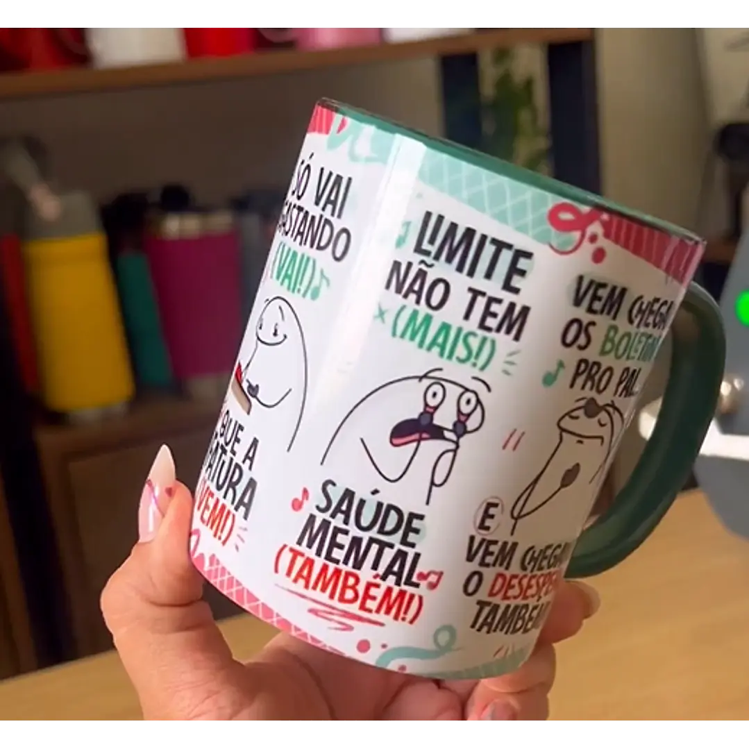 Arte Caneca Fui Passando no Crédito Esqueci a Fatura Arquivo Png  2