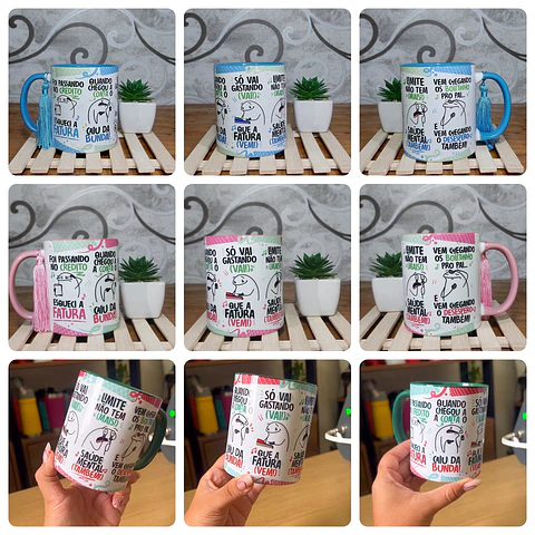 Combo Arte Caneca Foi Passando no Crédito Esqueci a Fatura  Arquivo Png