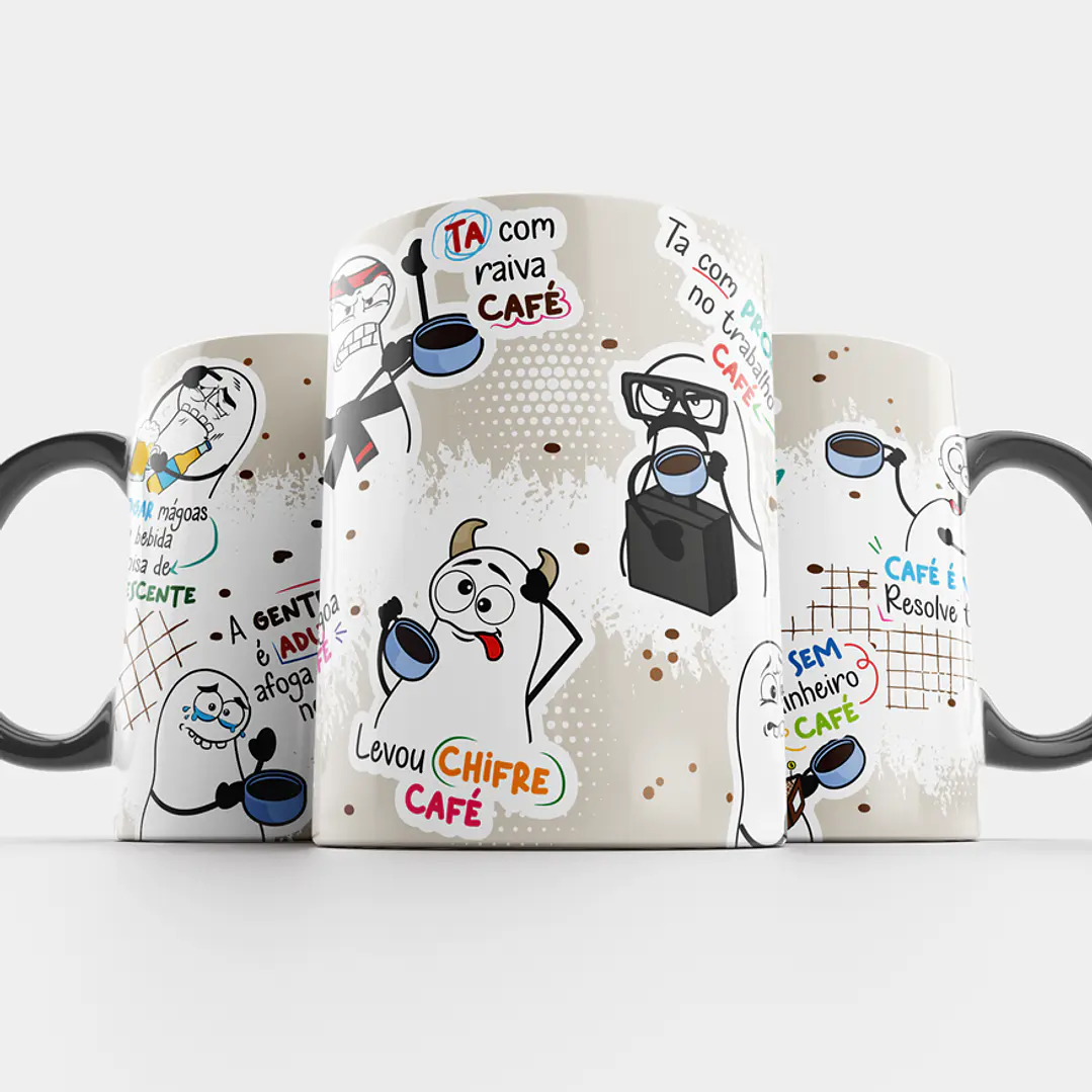 Arte Afoga Magoa na bebida é coisa de adolescente Levou Chifre café Png 3