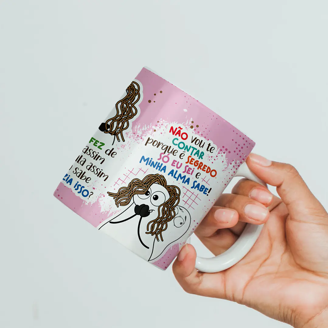 Arte Caneca Você é maluca a quanto tempo Png 6