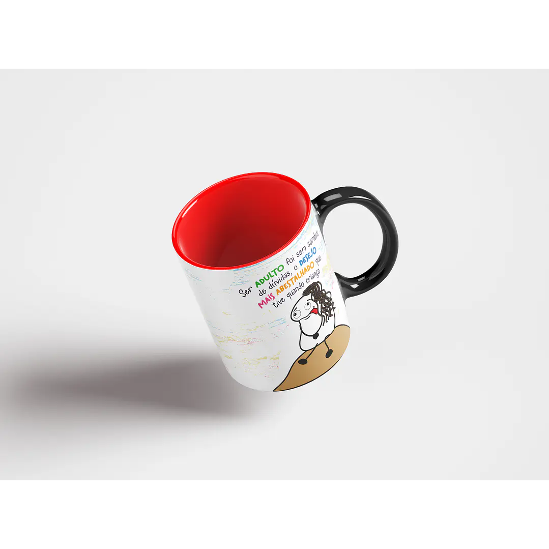 Arte Caneca Ser Adulto foi sem sombra de duvidas o desejo mais abestalhado que tive quando criança Png 2