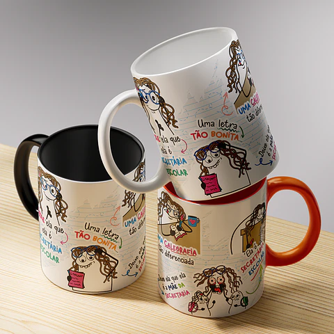 Arte Caneca Ela é Secretária Escolar - Secretária Escola Png