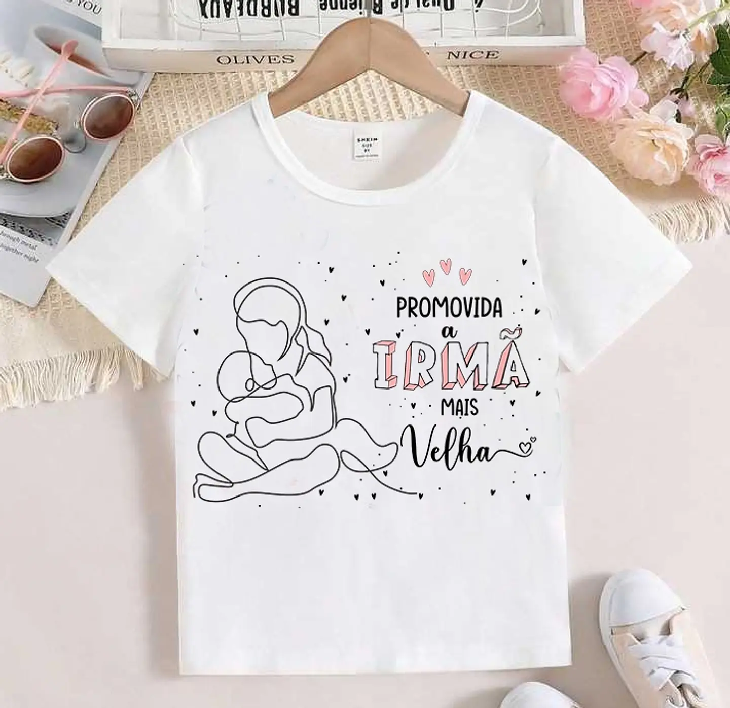 4 Artes Camisa Promovido a Irmão e Irmã Arquivo em CorelDraw 2