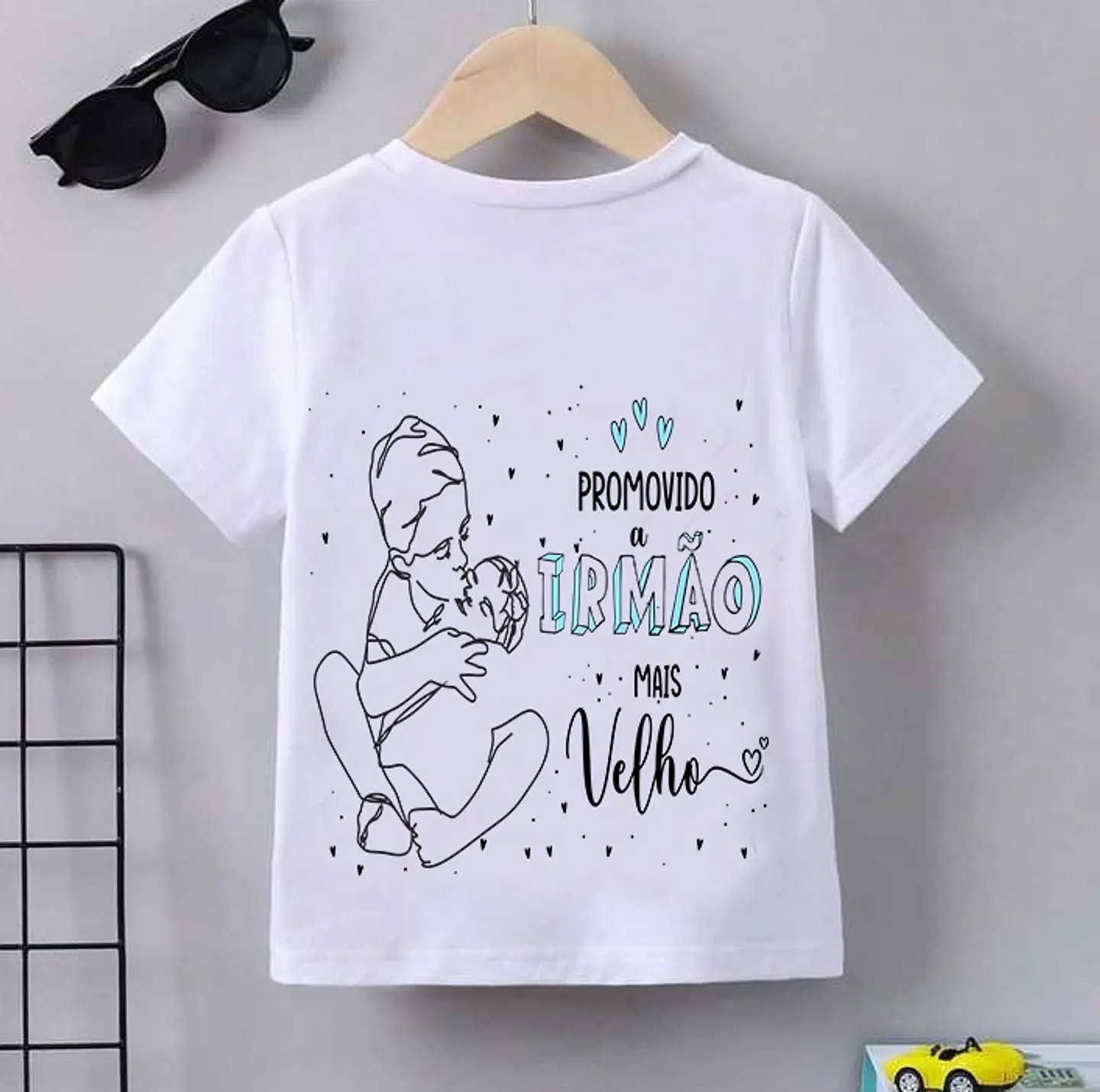 4 Artes Camisa Promovido a Irmão e Irmã Arquivo em CorelDraw 3
