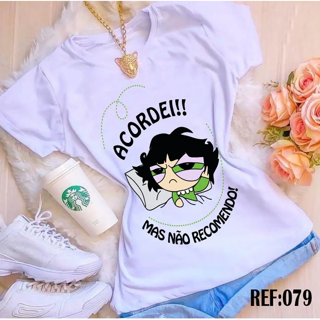 10 Artes Camisa Docinho Meninas Super Poderosas Arquivo em CorelDraw 4