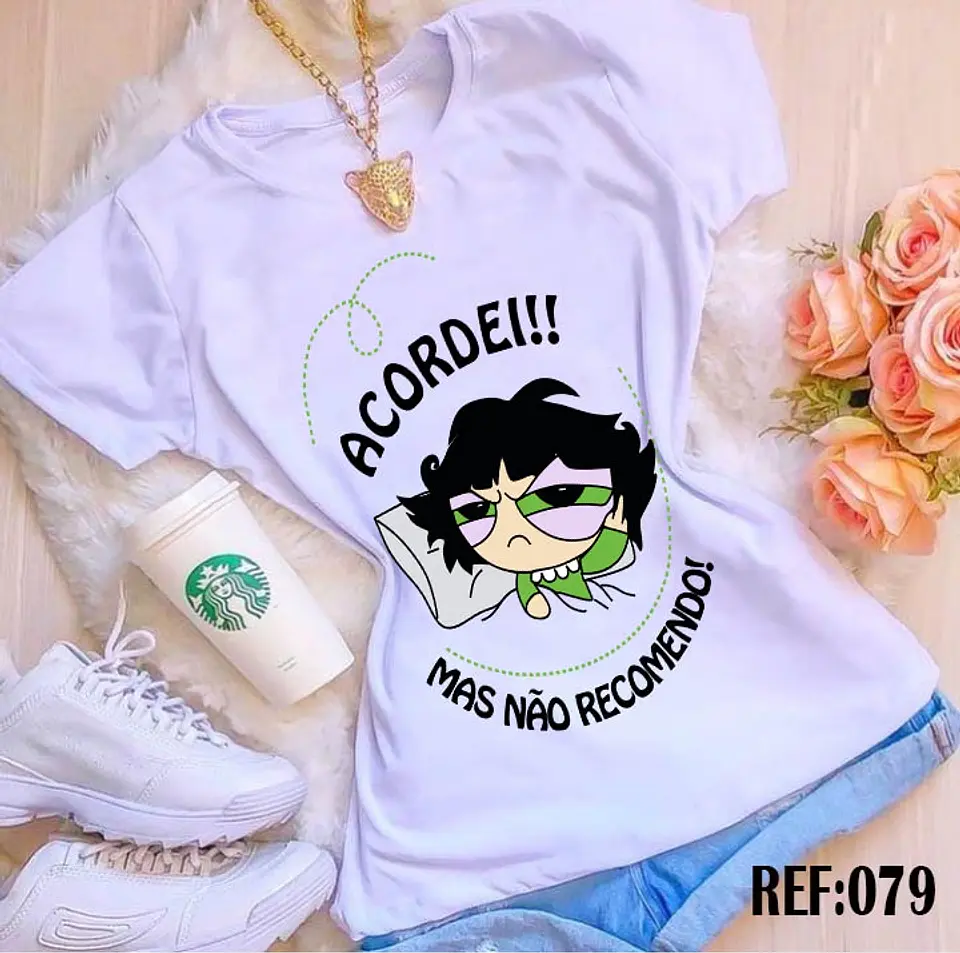 10 Artes Camisa Docinho Meninas Super Poderosas Arquivo em CorelDraw 4