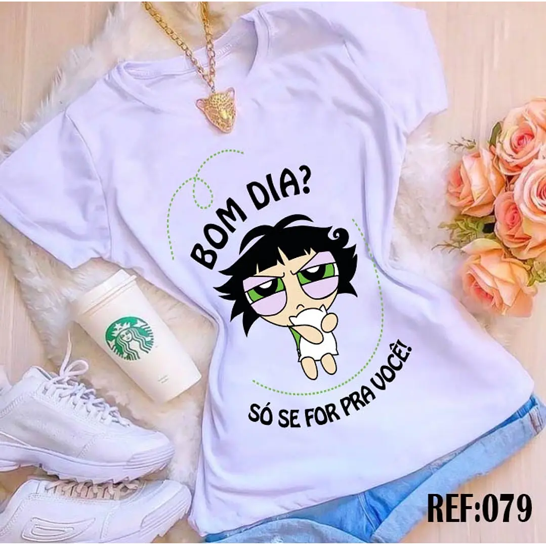 10 Artes Camisa Docinho Meninas Super Poderosas Arquivo em CorelDraw 5