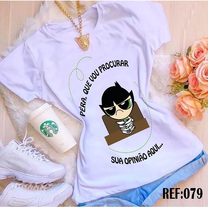 10 Artes Camisa Docinho Meninas Super Poderosas Arquivo em CorelDraw 8