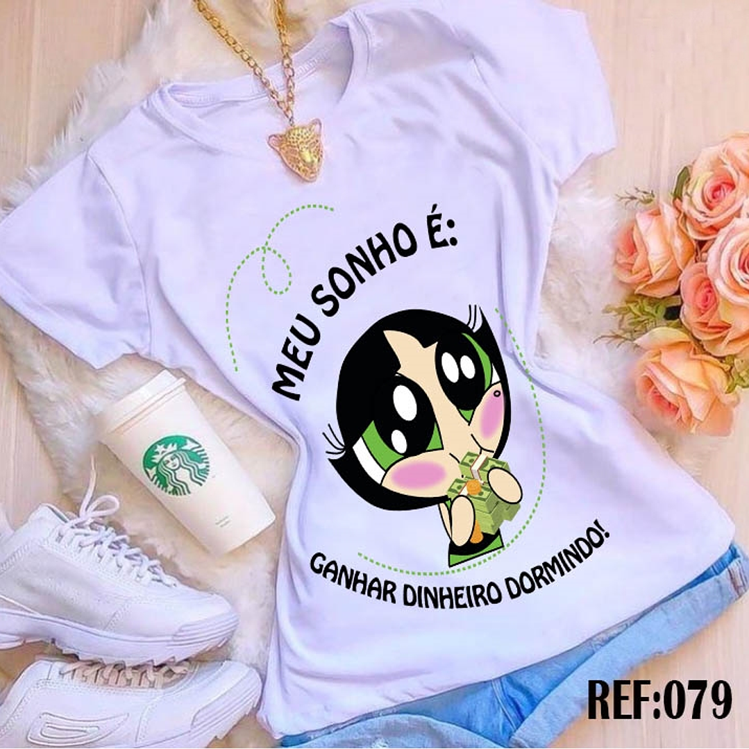 10 Artes Camisa Docinho Meninas Super Poderosas Arquivo em CorelDraw 9
