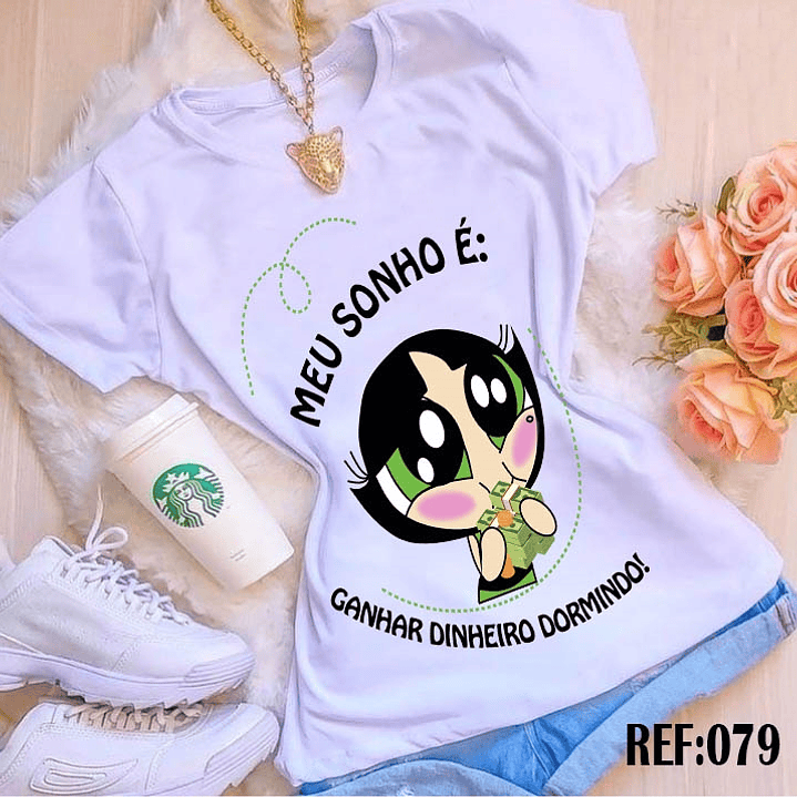 10 Artes Camisa Docinho Meninas Super Poderosas Arquivo em CorelDraw 9