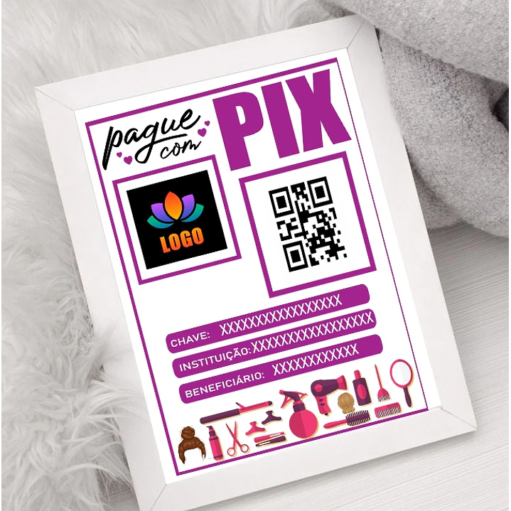 10 Artes Plaquinha Pix Arquivo em CorelDraw  2