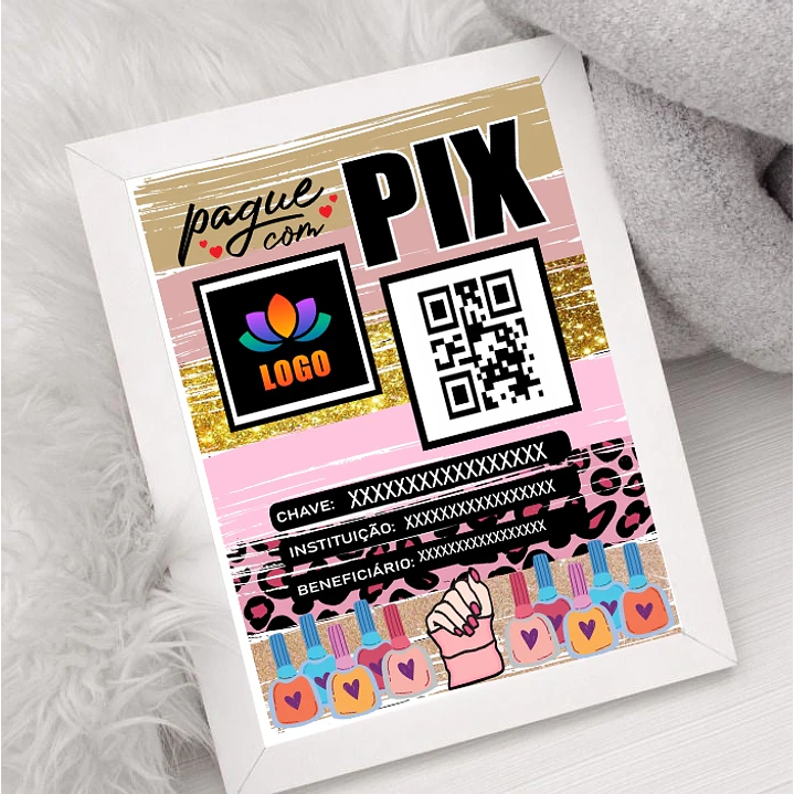 10 Artes Plaquinha Pix Arquivo em CorelDraw  4