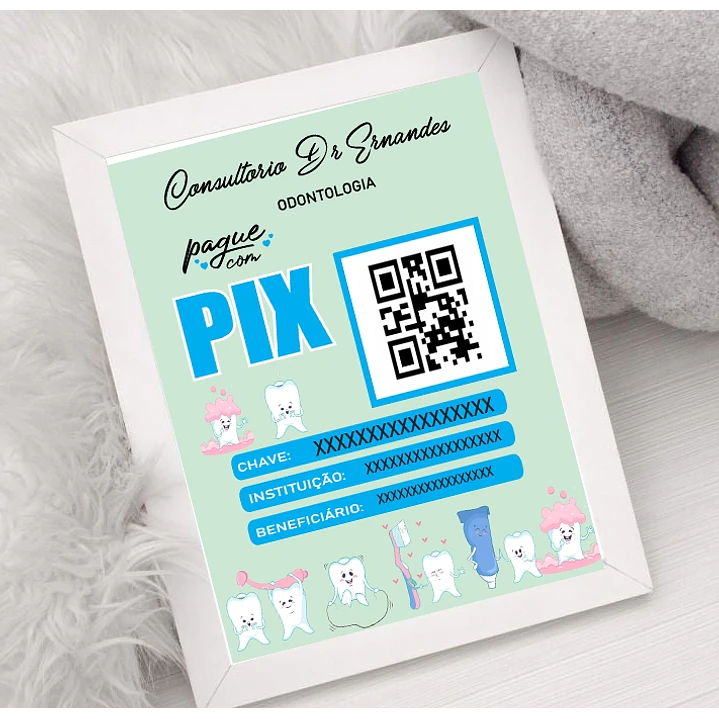 10 Artes Plaquinha Pix Arquivo em CorelDraw  5
