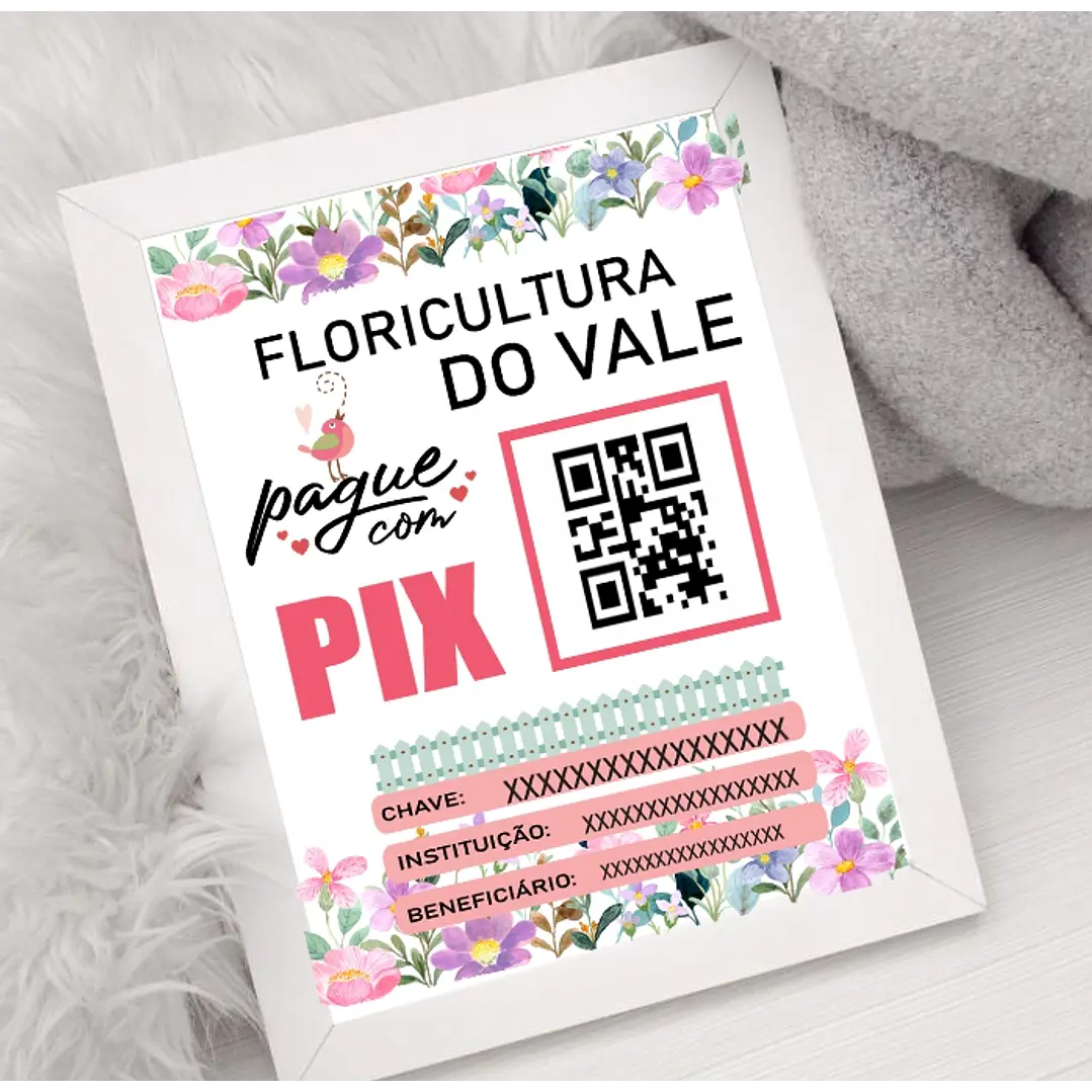 10 Artes Plaquinha Pix Arquivo em CorelDraw  6