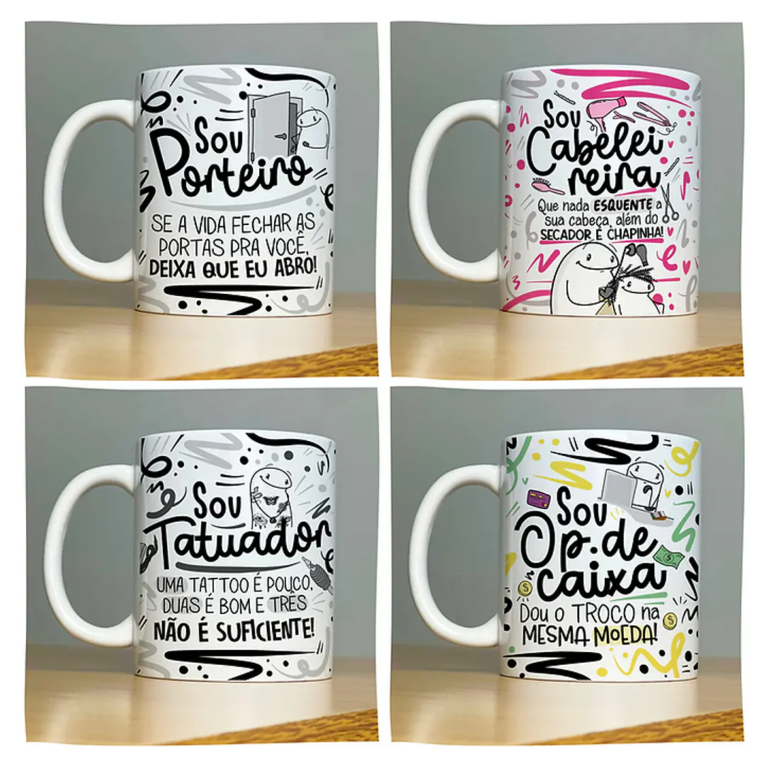 78 Artes Caneca Profissões Vol.2 Arquivo em Jpg 6