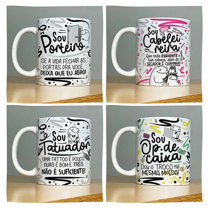 78 Artes Caneca Profissões Vol.2 Arquivo em Jpg 6