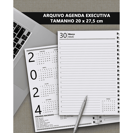 Arquivo Agenda Executiva 2024 em Pdf