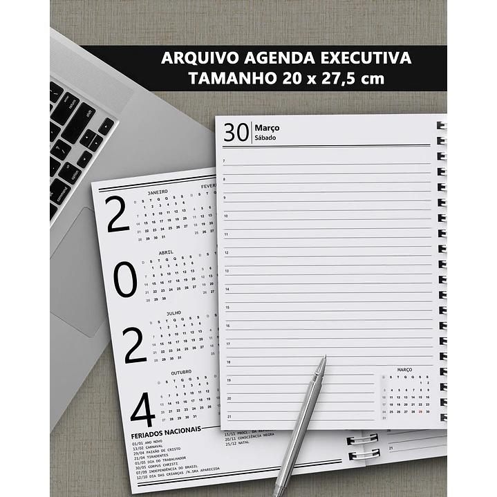 Arquivo Agenda Executiva 2024 em Pdf 1