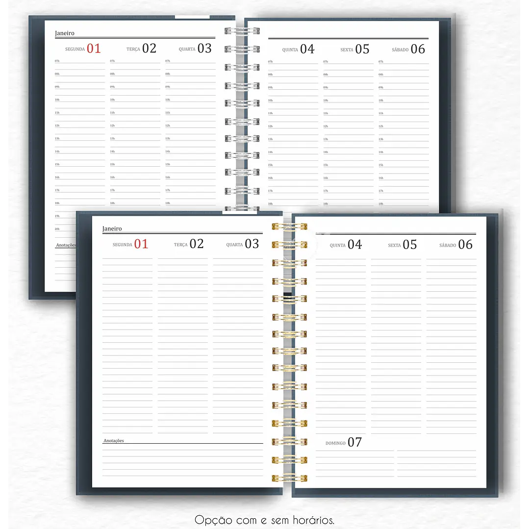 Arquivo Agenda Office Semanal 2024 em Pdf 5