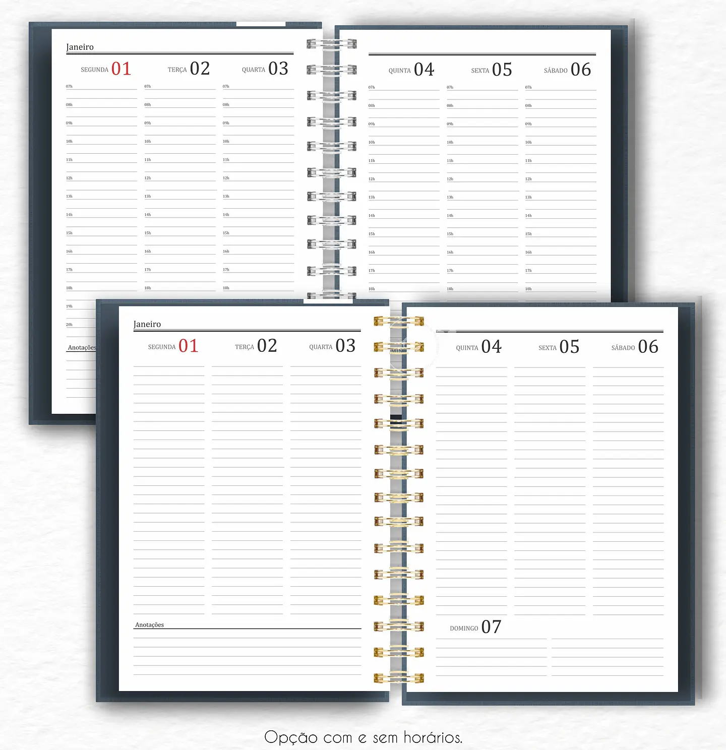 Arquivo Agenda Office Semanal 2024 em Pdf 5