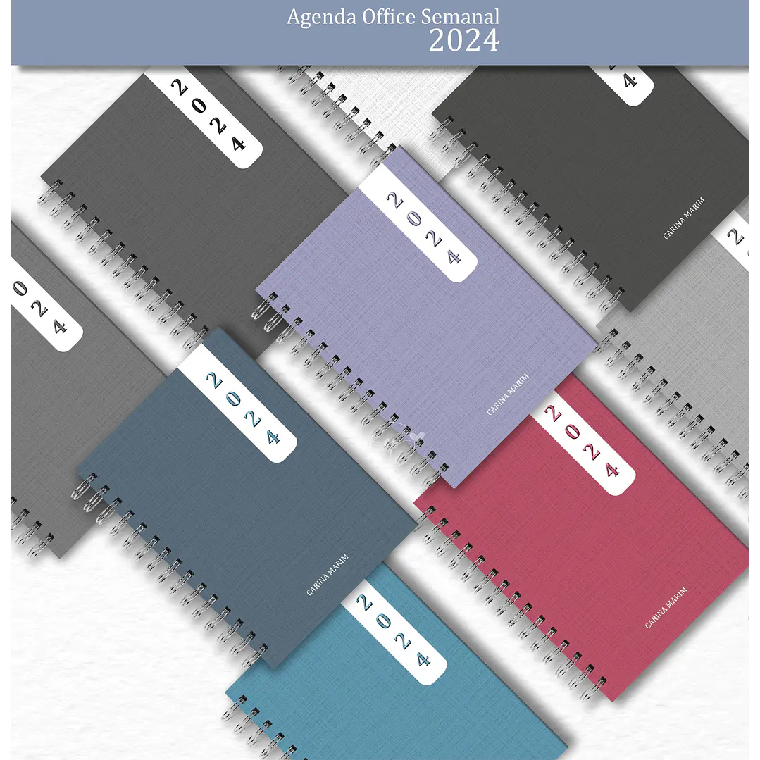 Arquivo Agenda Office Semanal 2024 em Pdf 1