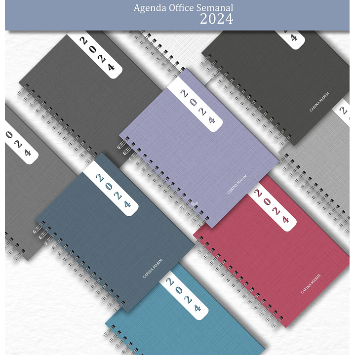 Arquivo Agenda Office Semanal 2024 em Pdf 1