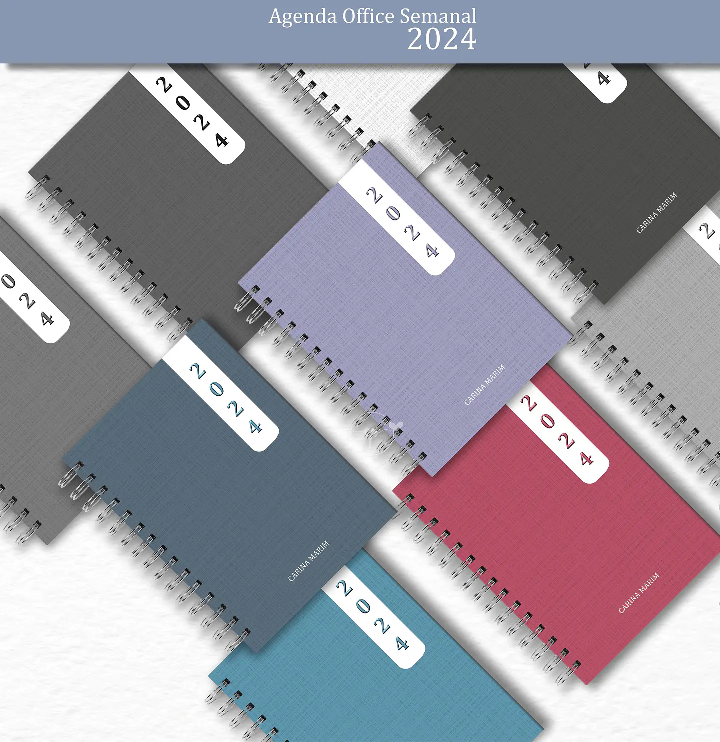 Arquivo Agenda Office Semanal 2024 em Pdf 1