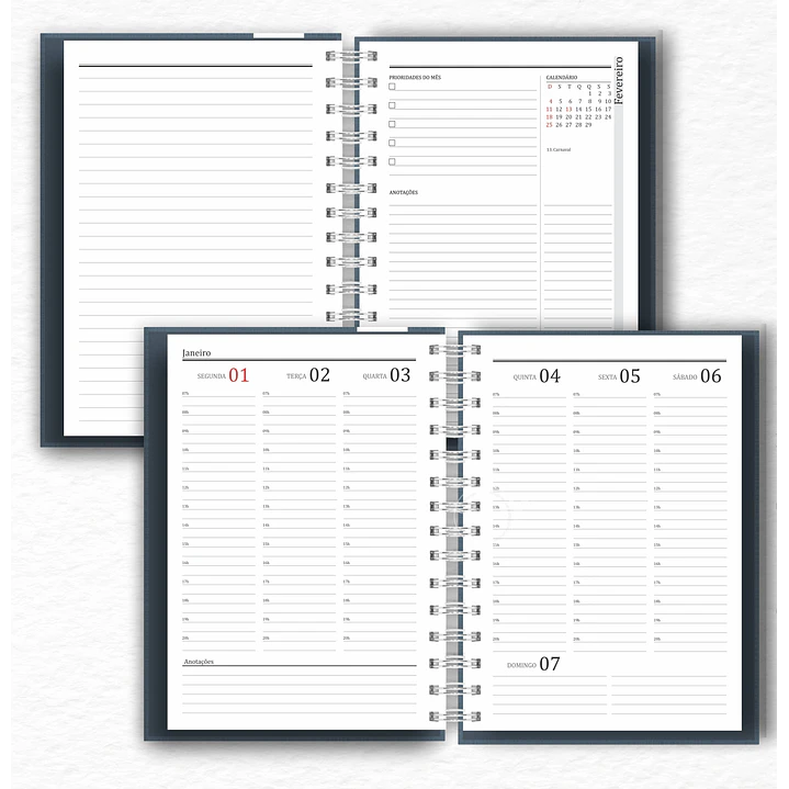 Arquivo Agenda Office Semanal 2024 em Pdf 9