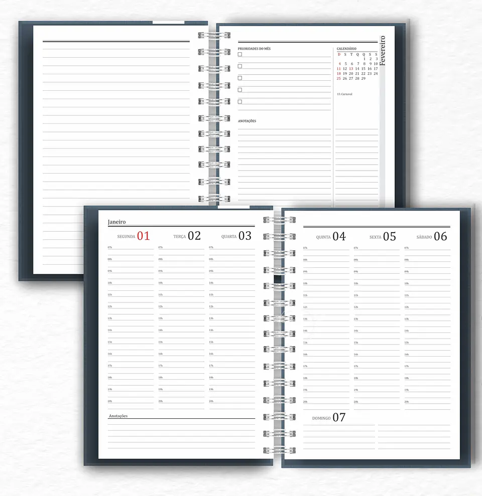 Arquivo Agenda Office Semanal 2024 em Pdf 9
