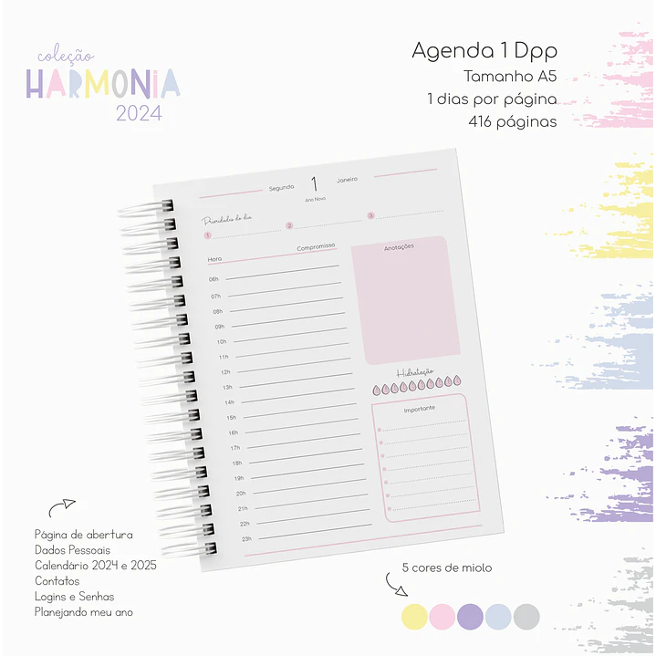 Arquivo Agendas 2024 Coleção Harmonia em Pdf 1