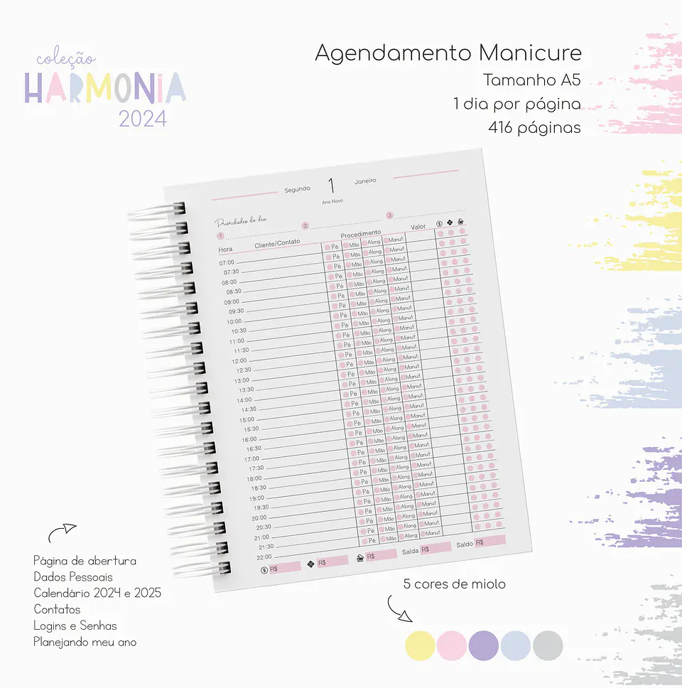 Arquivo Agendas 2024 Coleção Harmonia em Pdf 3