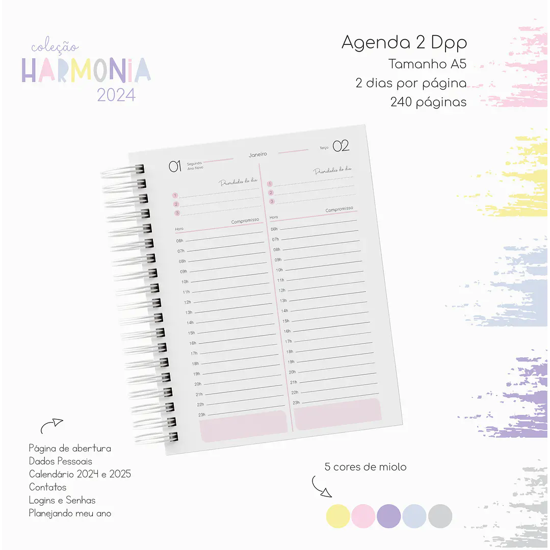 Arquivo Agendas 2024 Coleção Harmonia em Pdf 4