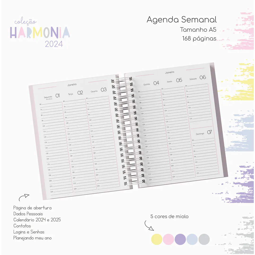 Arquivo Agendas 2024 Coleção Harmonia em Pdf 5