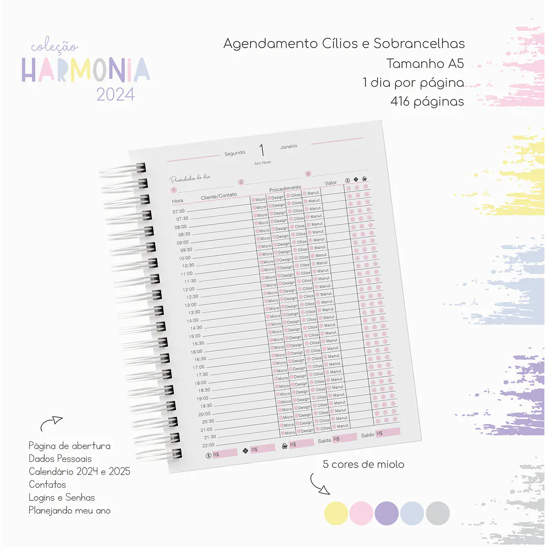 Arquivo Agendas 2024 Coleção Harmonia em Pdf 6