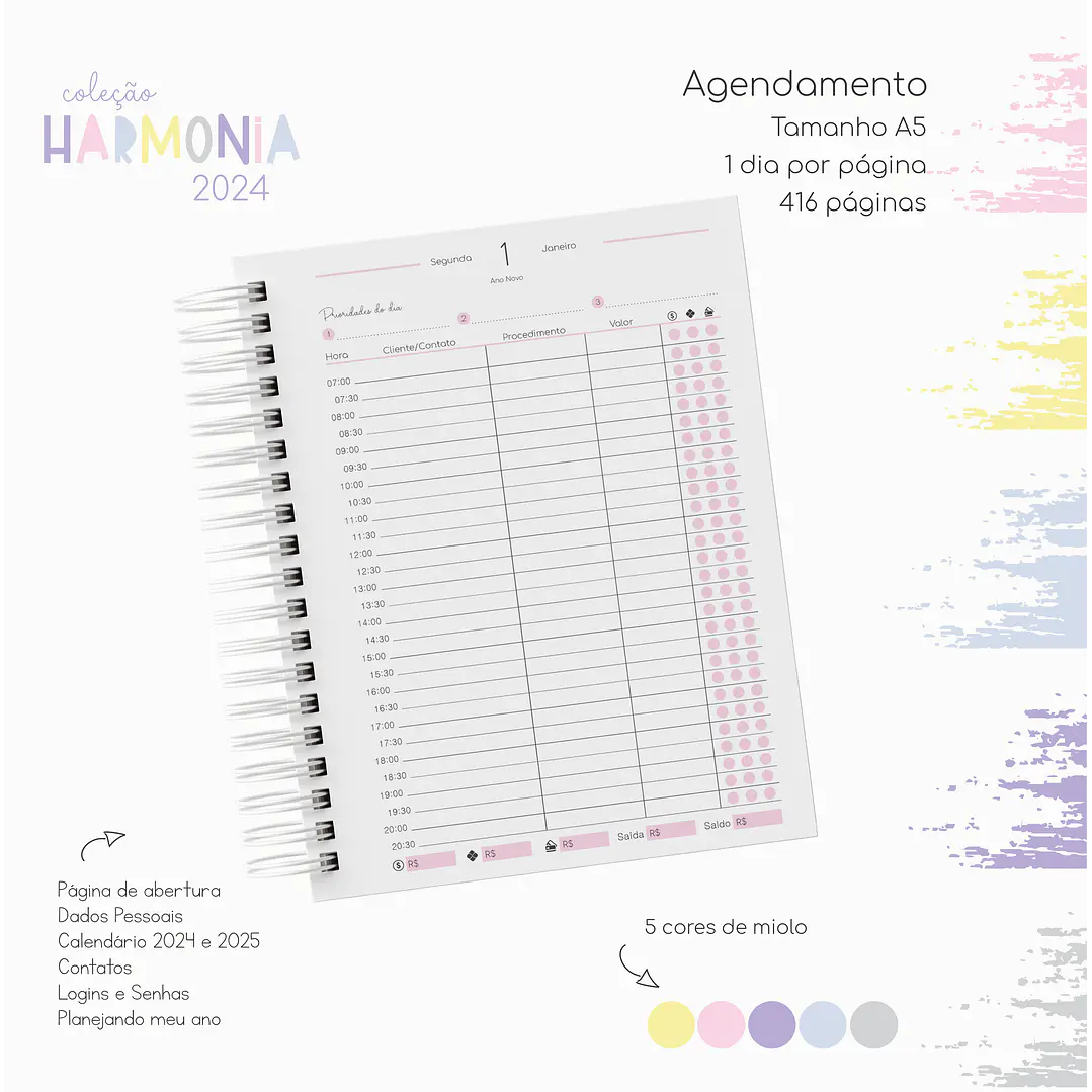 Arquivo Agendas 2024 Coleção Harmonia em Pdf 8