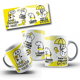 Artes Caneca Flork Setembro Amarelo Sublimação Baixar Grátis