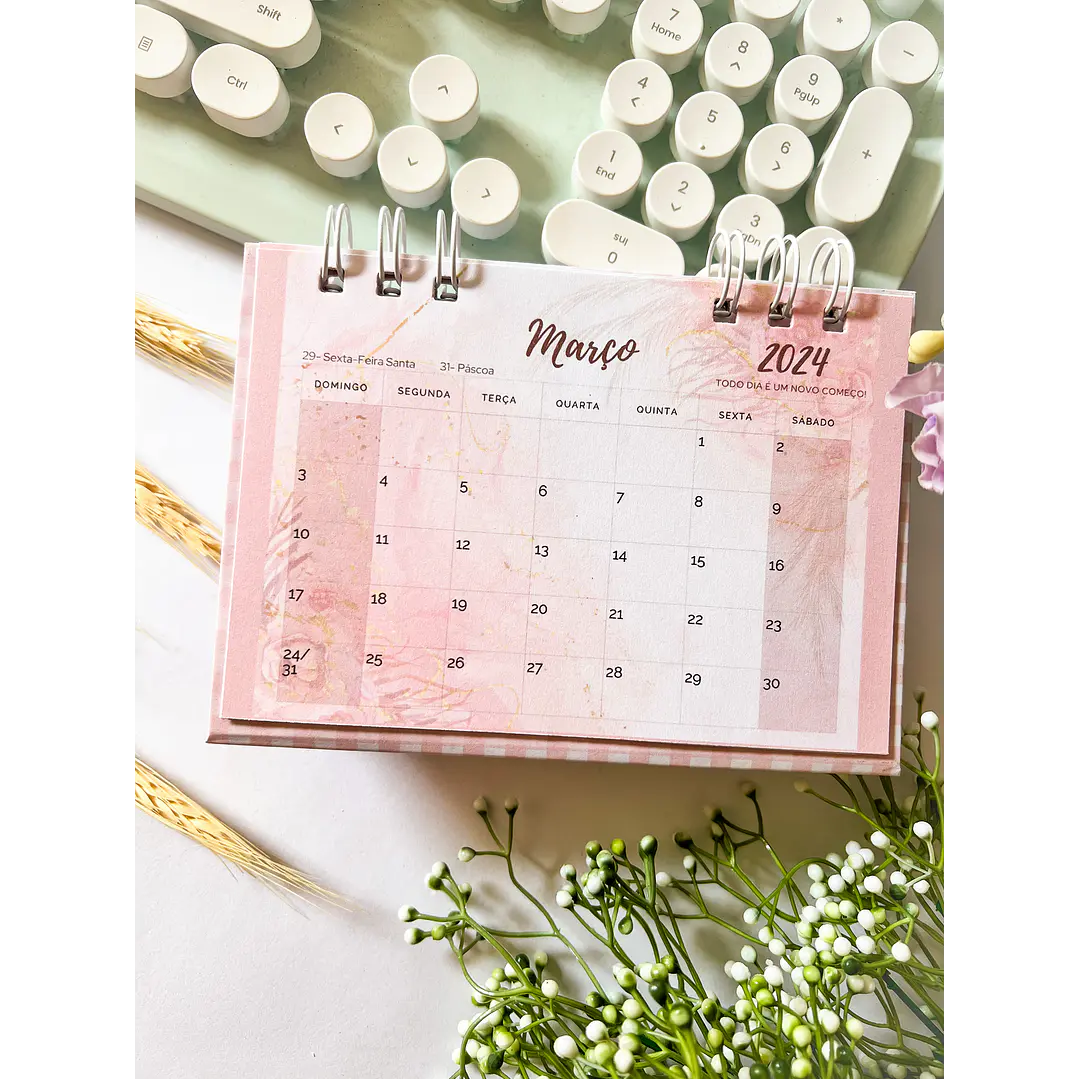 Arquivo Calendário de Mesa 2024 em Pdf 4