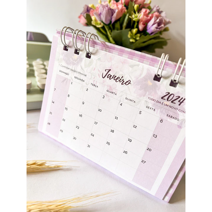 Arquivo Calendário de Mesa 2024 em Pdf 8
