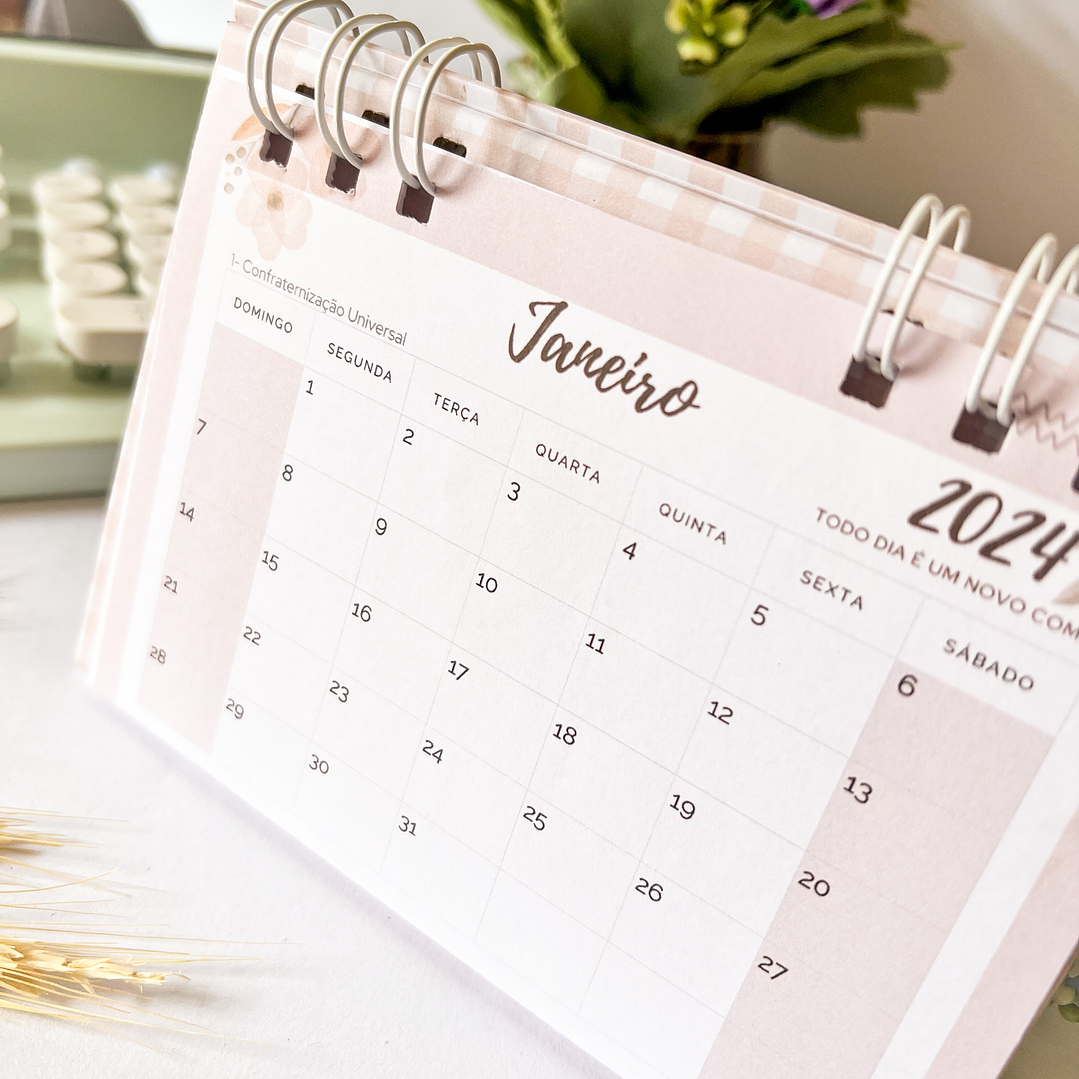 Arquivo Calendário de Mesa 2024 em Pdf 10