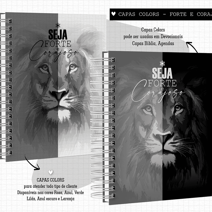 Arquivo Capa para Agenda Leão de Judá em Jpg  3